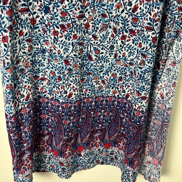 Revamped Boho Parsley Maxi Slit Kimono Duster Size Medium - Picture 14 of 14